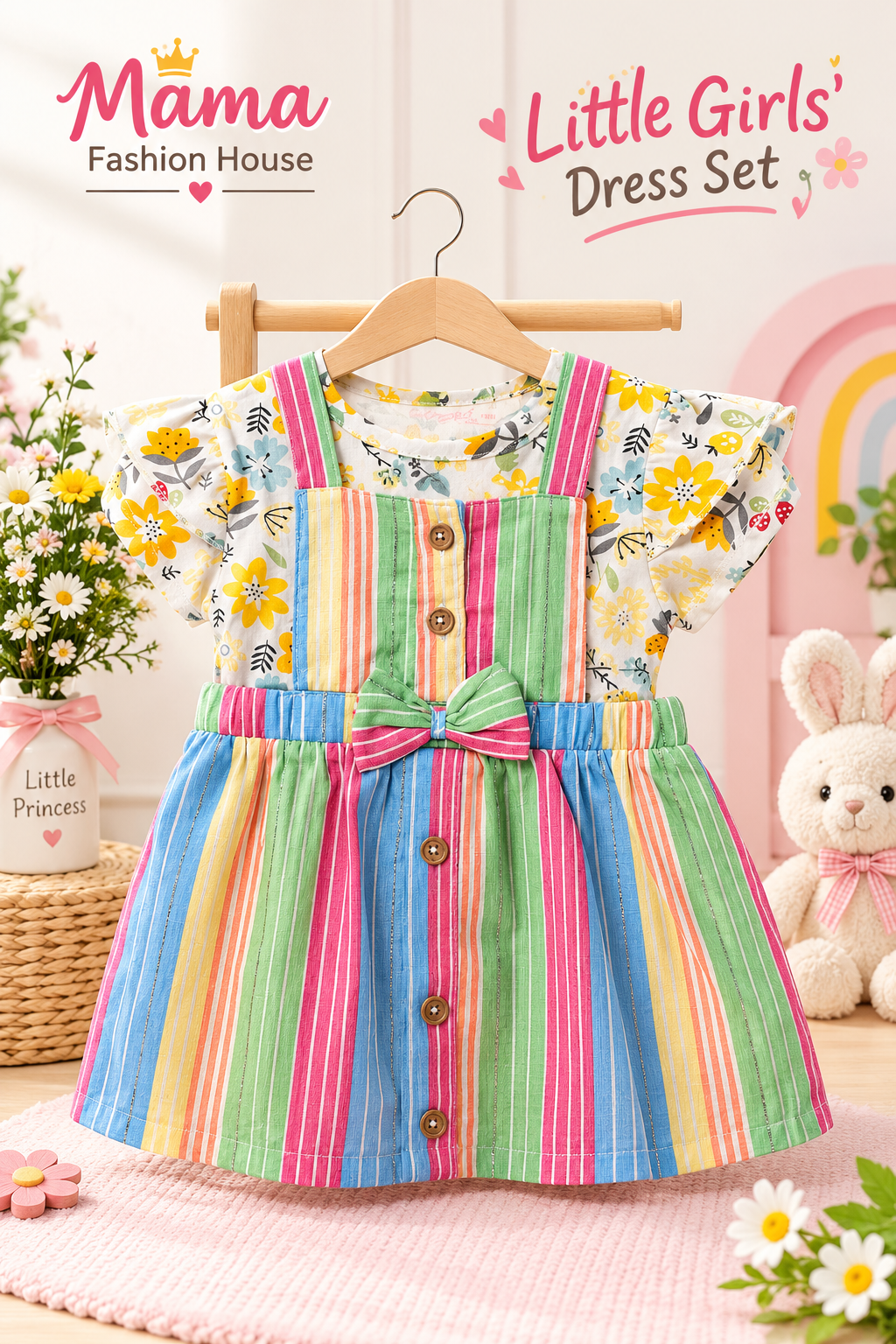 Little Girls’ Dress Set